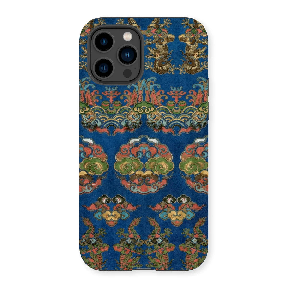 Blue Fan Pattern - G.a. Audsley Iphone Case 14 Pro / Matte Mobile Phone Cases