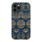 Blue Fan Pattern - G.a. Audsley Iphone Case 14 Pro / Matte Mobile Phone Cases