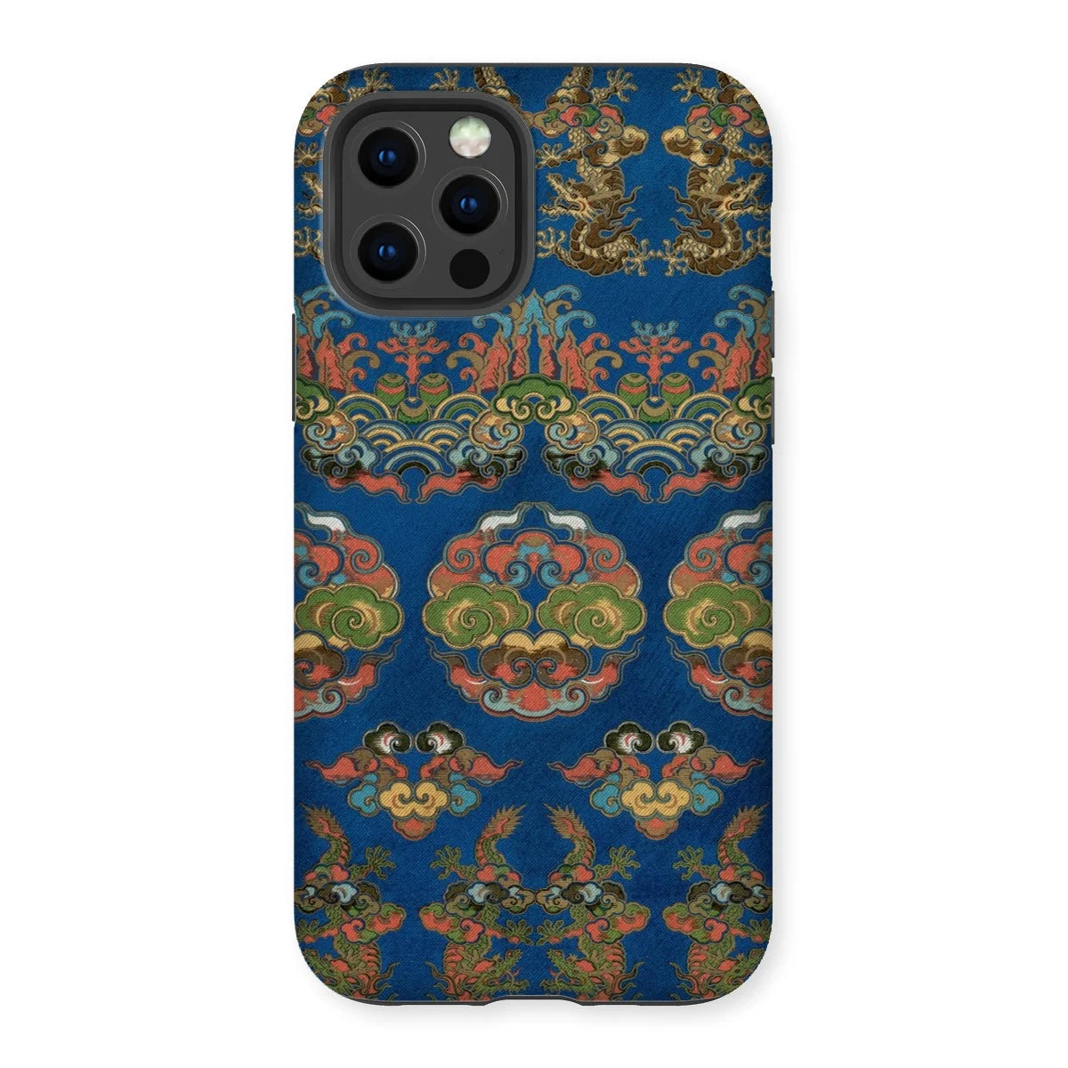 Blue Fan Pattern - G.a. Audsley Iphone Case 12 Pro / Matte Mobile Phone Cases