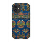 Blue Fan Pattern - G.a. Audsley Iphone Case 12 Mini / Matte Mobile Phone Cases