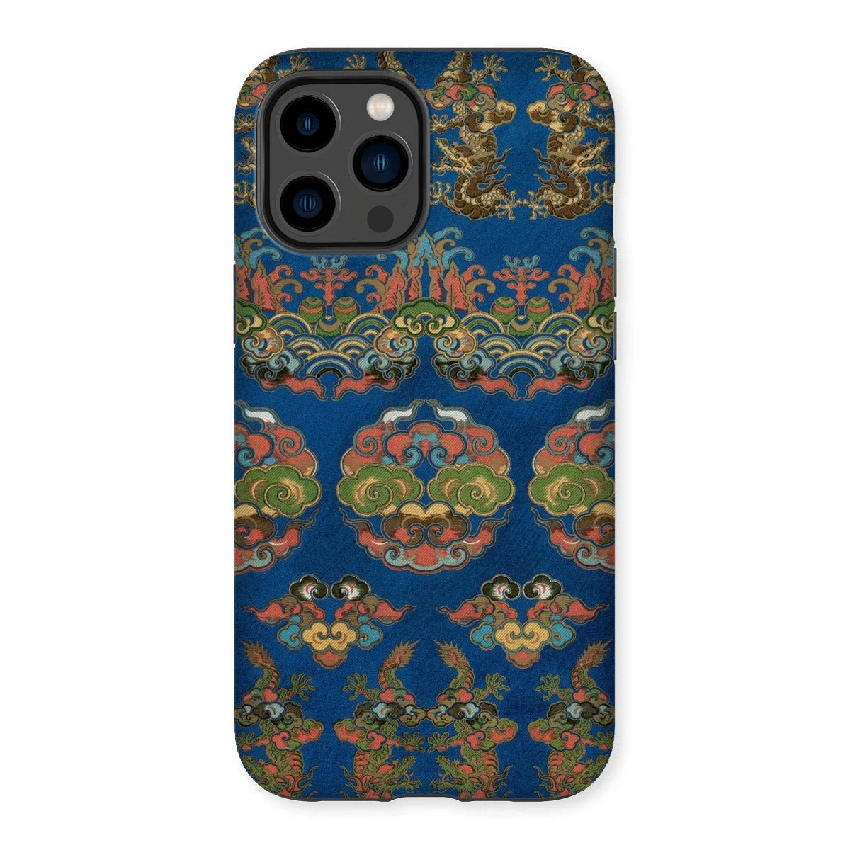 Blue Fan Pattern - G.a. Audsley Iphone Case 14 Pro Max / Matte Mobile Phone Cases