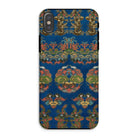 Blue Fan Pattern - G.a. Audsley Iphone Case Xs / Matte Mobile Phone Cases