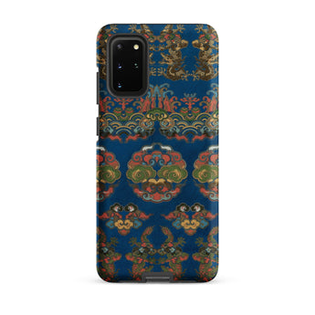 Blue Fan Pattern - G.a. Audsley Phone Case, Samsung Galaxy S20 Plus / Matte, Mobile Cases, Toby Leon