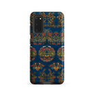 Blue Fan Pattern G.a. Audsley Samsung Case, Galaxy S20 / Matte, Blue Smartphone Case Intricate Colorful Pattern Dragons Traditional