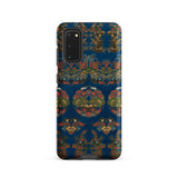 Blue Fan Pattern - G.a. Audsley Samsung Case, Galaxy S20 / Matte, Blue Smartphone Case Intricate Colorful Pattern Dragons Traditional