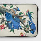 Blue Jays - John James Audubon Bird Art Laptop Sleeve, Laptop Sleeve Colorful Bird Floral Design
