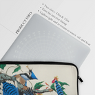 Blue Jays - John James Audubon Bird Art Laptop Sleeve, Laptop Sleeve Colorful Tropical Bird Plant Design