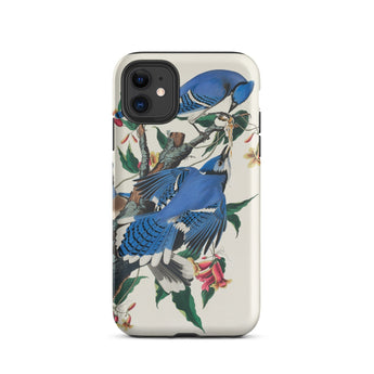 Blue Jays - John James Audubon Iphone Case, 11 / Matte, Blue Jay Patterned Phone Case