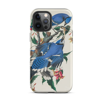 Blue Jays - John James Audubon Iphone Case, 12 Pro Max / Matte, Blue Jay Patterned Phone Case