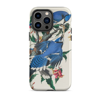 Blue Jays - John James Audubon Iphone Case, 14 Pro Max / Matte, Blue Jay Patterned Phone Case