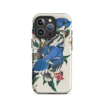 Blue Jays - John James Audubon Iphone Case, 16 Pro / Matte, Blue Jay Patterned Phone Case