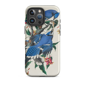 Blue Jays - John James Audubon Iphone Case, 16 Pro Max / Matte, Blue Jay Patterned Phone Case