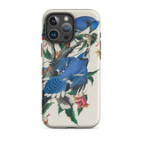Blue Jays - John James Audubon Iphone Case, 16 Pro Max / Matte, Blue Jay Patterned Phone Case