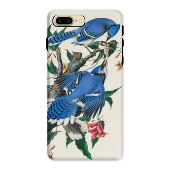 Blue Jays - John James Audubon Iphone Case, 8 Plus / Matte, Blue Jay Bird Phone Case