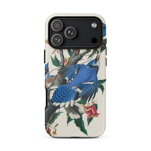 Blue Jays - John James Audubon Phone Case Iphone 17 Pro Max / Matte Jay Detailed Bird Illustration Durable, Mobile Cases