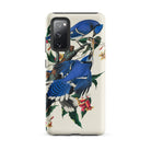 Blue Jays John James Audubon Samsung Case, Galaxy S20 Fe / Matte, Cream Colored Smartphone Case Detailed Illustration Two Blue Jays