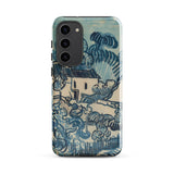 Blue Landscape with Houses - Vincent Van Gogh Phone Case Samsung Galaxy S23 Plus / Gloss Blue Beige Illustrated Phone Case Stylized