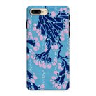 Blue and Pink Pochoir Florals - E.a. Seguy Iphone Case - 8 Plus / Matte