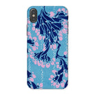 Blue and Pink Pochoir Florals - E.a. Seguy Iphone Case - x / Matte