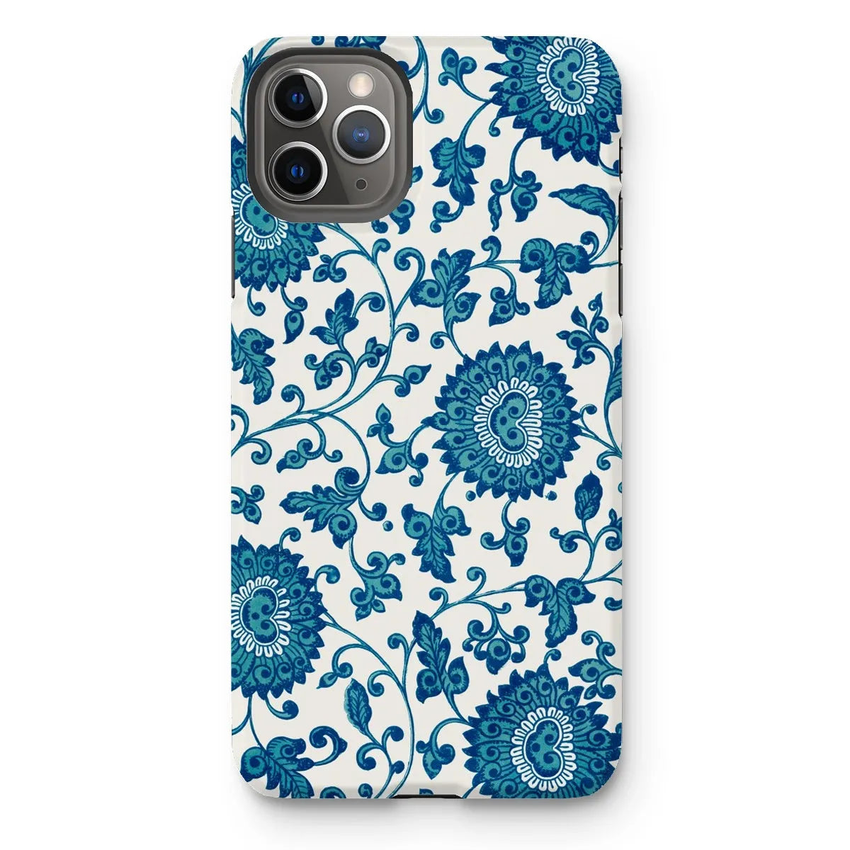 Blue And White Floral Aesthetic Art Phone Case - Owen Jones - Iphone 11 Pro Max / Matte - Mobile Phone Cases