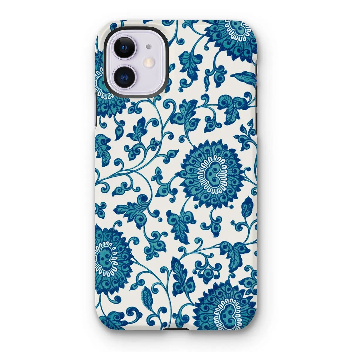 Blue And White Floral Aesthetic Art Phone Case - Owen Jones - Iphone 11 / Matte - Mobile Phone Cases - Aesthetic Art