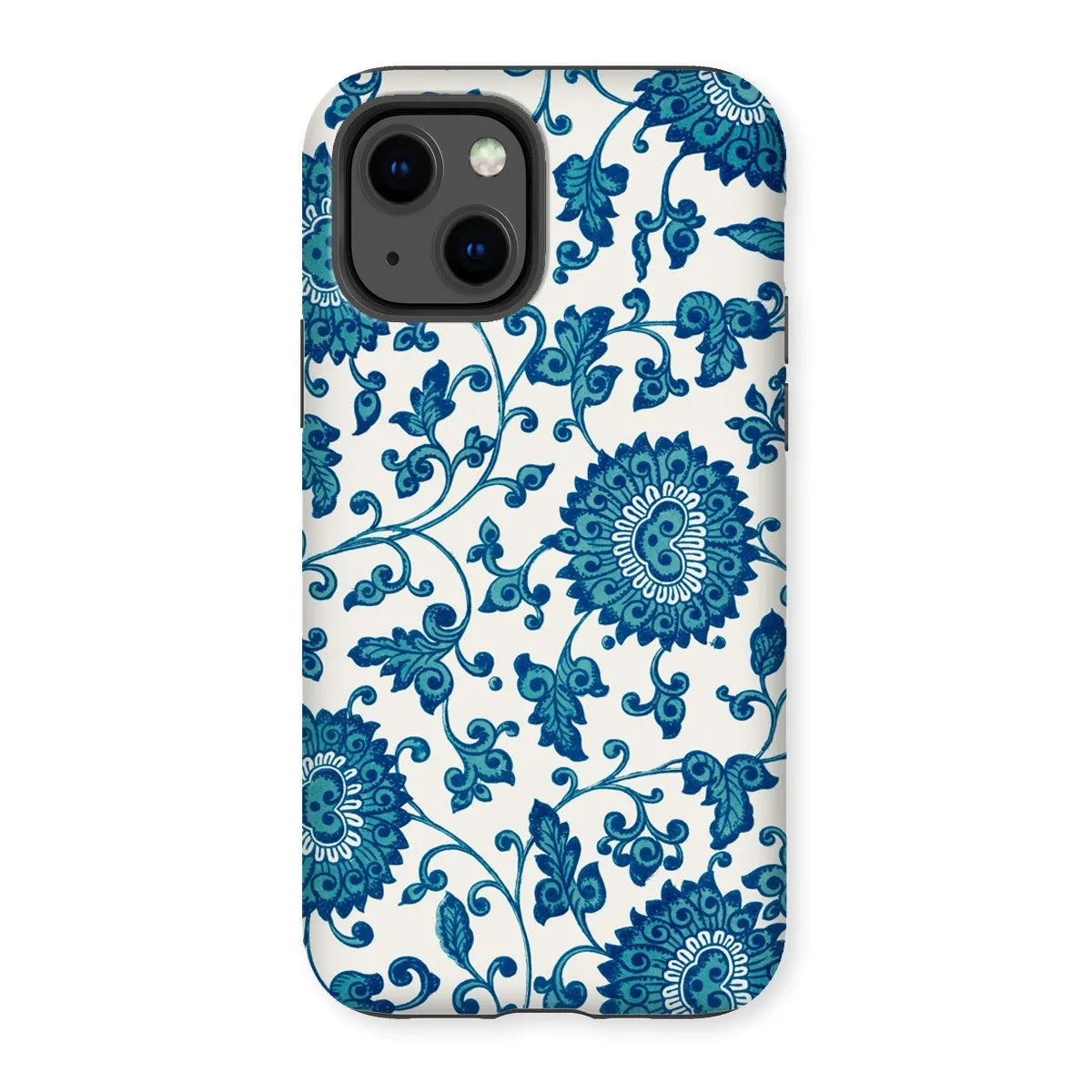 Blue And White Floral Aesthetic Art Phone Case - Owen Jones - Iphone 13 / Matte - Mobile Phone Cases - Aesthetic Art