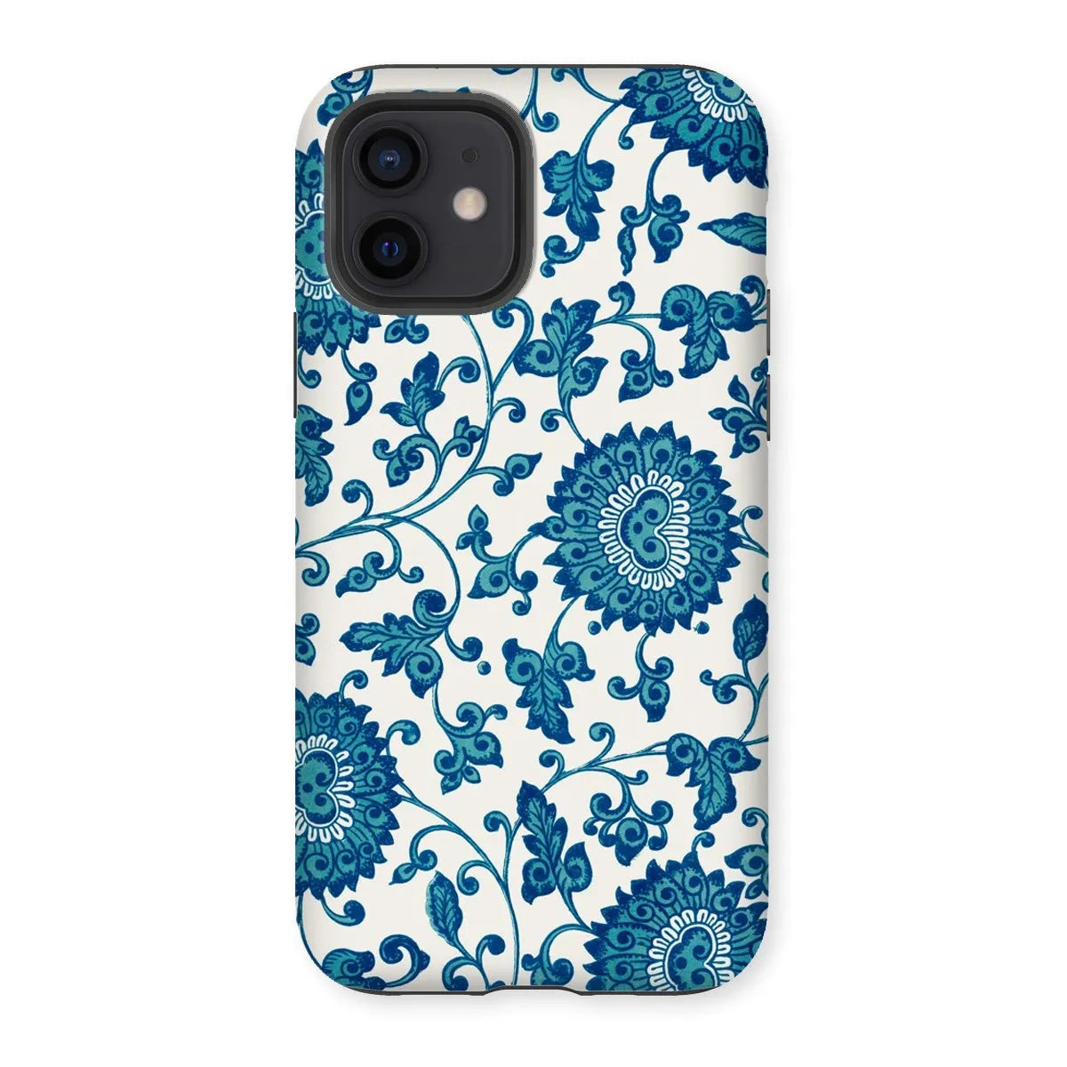 Blue And White Floral Aesthetic Art Phone Case - Owen Jones - Iphone 12 / Matte - Mobile Phone Cases - Aesthetic Art