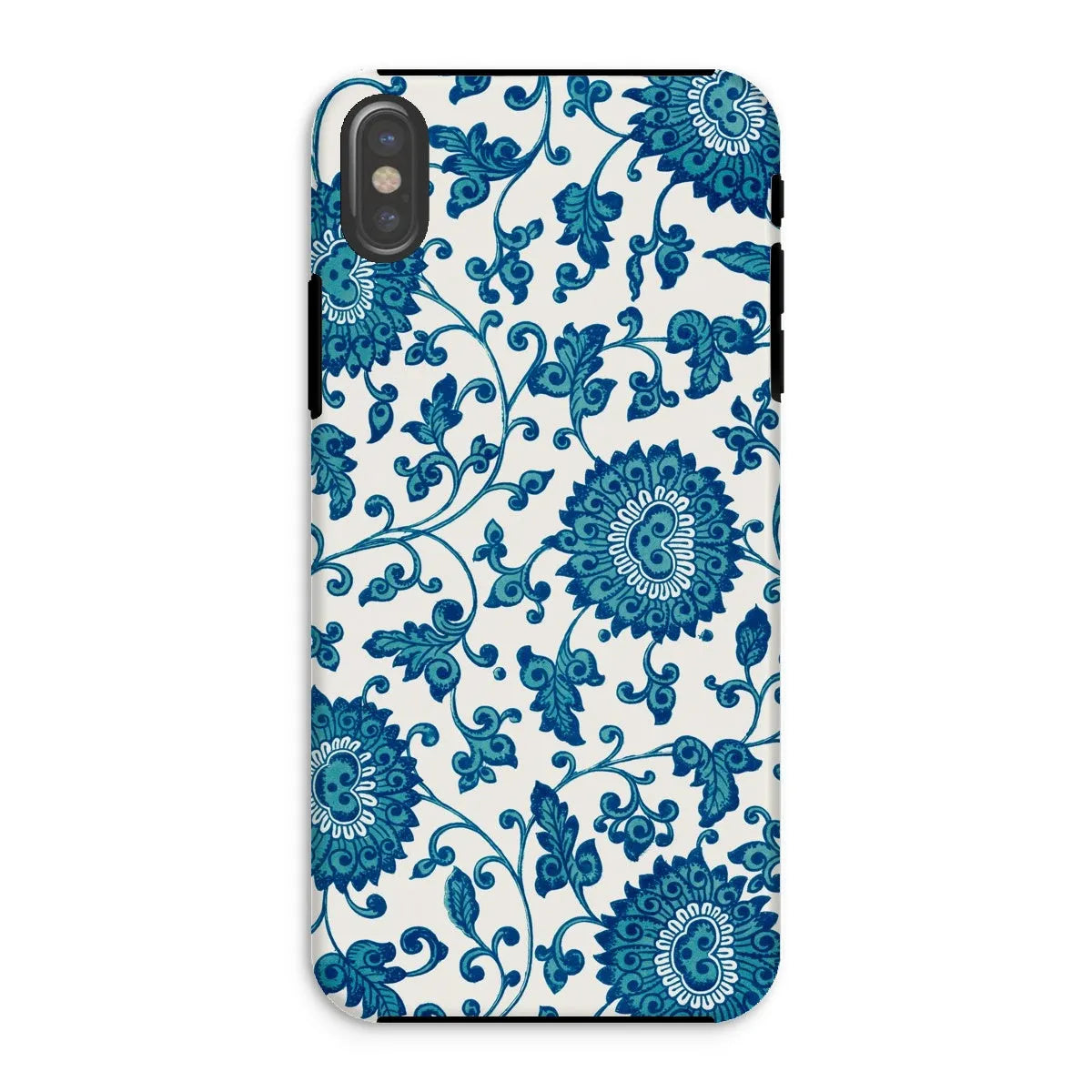 Blue And White Floral Aesthetic Art Phone Case - Owen Jones - Iphone Xs / Matte - Mobile Phone Cases - Aesthetic Art
