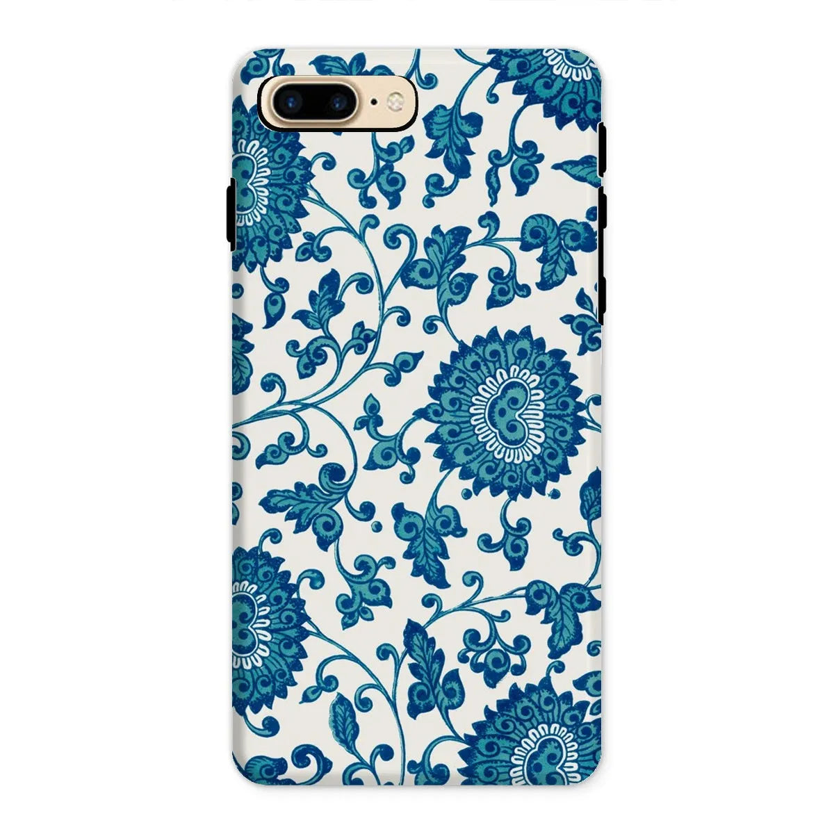 Blue And White Floral Aesthetic Art Phone Case - Owen Jones - Iphone 8 Plus / Matte - Mobile Phone Cases - Aesthetic Art