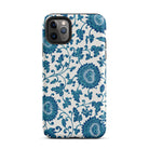 Blue and White Floral Pattern Owen Jones Iphone Case, 11 Pro Max / Matte, Floral Patterned Phone Case