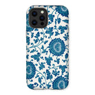 Blue and White Floral Pattern - Owen Jones Iphone Case, 12 Pro Max / Matte, Floral Patterned Phone Case Blue Designs White Background