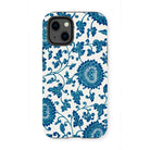 Blue and White Floral Pattern - Owen Jones Iphone Case, 13 Mini / Matte, Floral Patterned Phone Case Blue Designs White Background