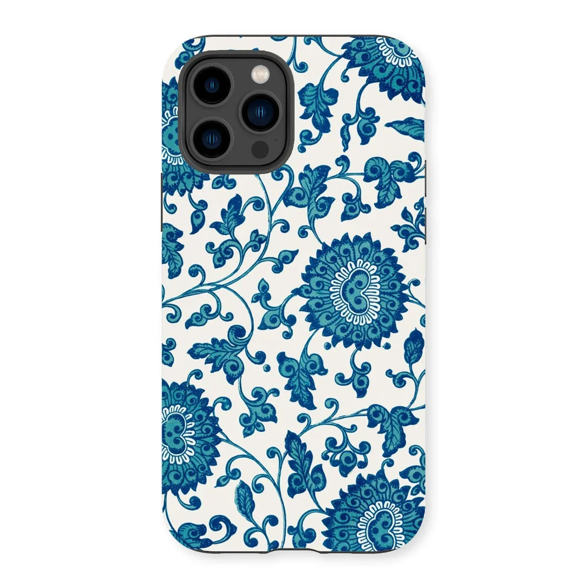 Blue and White Floral Pattern - Owen Jones Iphone Case 14 Pro / Matte Mobile Phone Cases