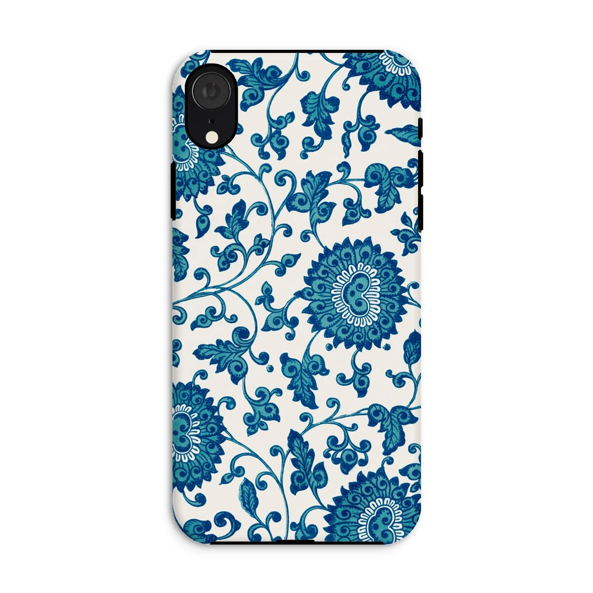 Blue and White Floral Pattern Owen Jones Iphone Case, Xr / Matte, Phone Case Blue White Floral Pattern