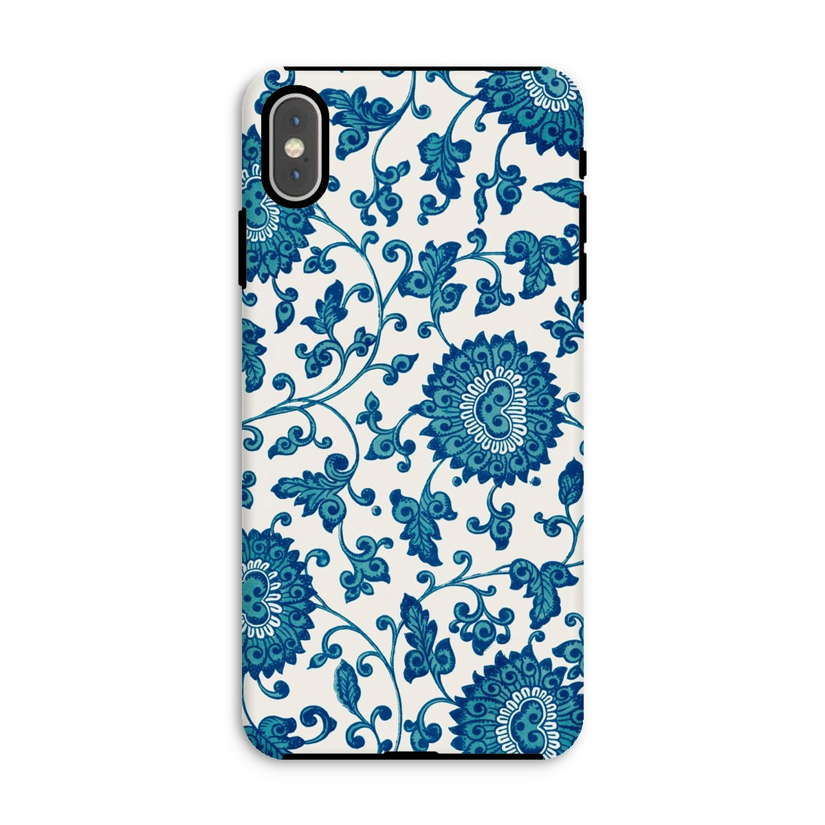 Blue and White Floral Pattern Owen Jones Iphone Case, Xs Max / Matte, Smartphone Case Blue White Floral Pattern Design