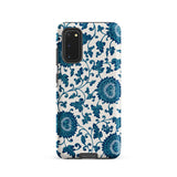 Blue and White Floral Pattern - Owen Jones Samsung Case, Galaxy S20 / Matte, White Smartphone Case Blue Floral Pattern