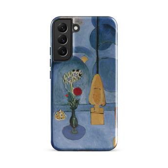 The Blue Window - Henri Matisse Phone Case Samsung Galaxy S22 Plus / Matte Blue Phone Case Reproduction Life Painting Flowers Green Henri