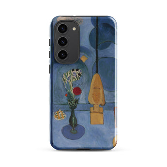 The Blue Window - Henri Matisse Phone Case Samsung Galaxy S23 Plus / Matte Blue Phone Case Reproduction Life Painting Flowers Green Henri