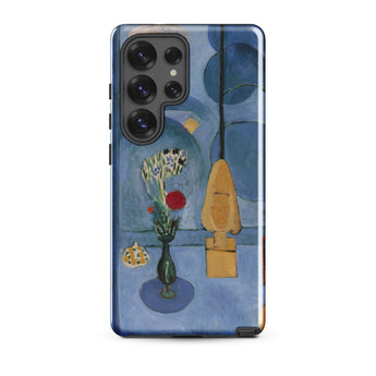 The Blue Window - Henri Matisse Phone Case Samsung Galaxy S25 Ultra / Matte Blue Phone Case Reproduction Life Painting Flowers Green Henri
