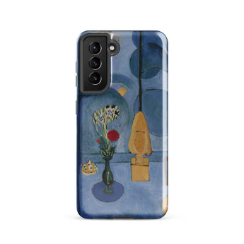 The Blue Window - Henri Matisse Phone Case Samsung Galaxy S21 / Matte Blue Phone Case Reproduction Life Painting Flowers Vase Henri