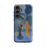 The Blue Window - Henri Matisse Phone Case Samsung Galaxy S24 Plus / Matte Blue Phone Case Reproduction Painting Life Flowers Georges Henri