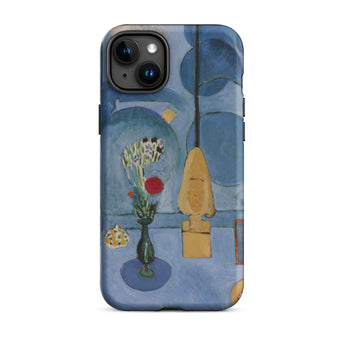 The Blue Window - Henri Matisse Phone Case Iphone 15 Plus / Matte Blue Phone Case Stylized Life Painting Flowers Green Henri Matisse,