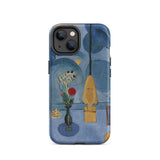 The Blue Window - Henri Matisse Phone Case Iphone 14 / Matte Blue Phone Case Stylized Painting Flowers Green Vase Henri Matisse, Matisse
