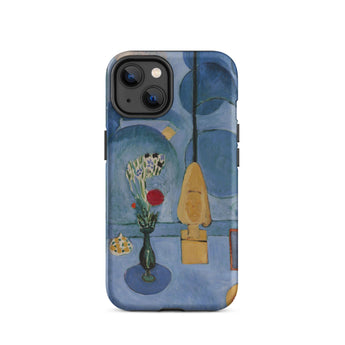 The Blue Window - Henri Matisse Phone Case Iphone 14 / Matte Blue Phone Case Stylized Painting Flowers Green Vase Henri Matisse, Matisse