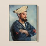 Bluejacket Hms ?Comus’ - Attribuito a Louise Caroline Alberta Stampa d’arte / Tela, 12x16’’ / 31x41cm / Cornice naturale, Poster Stampe & Visual
