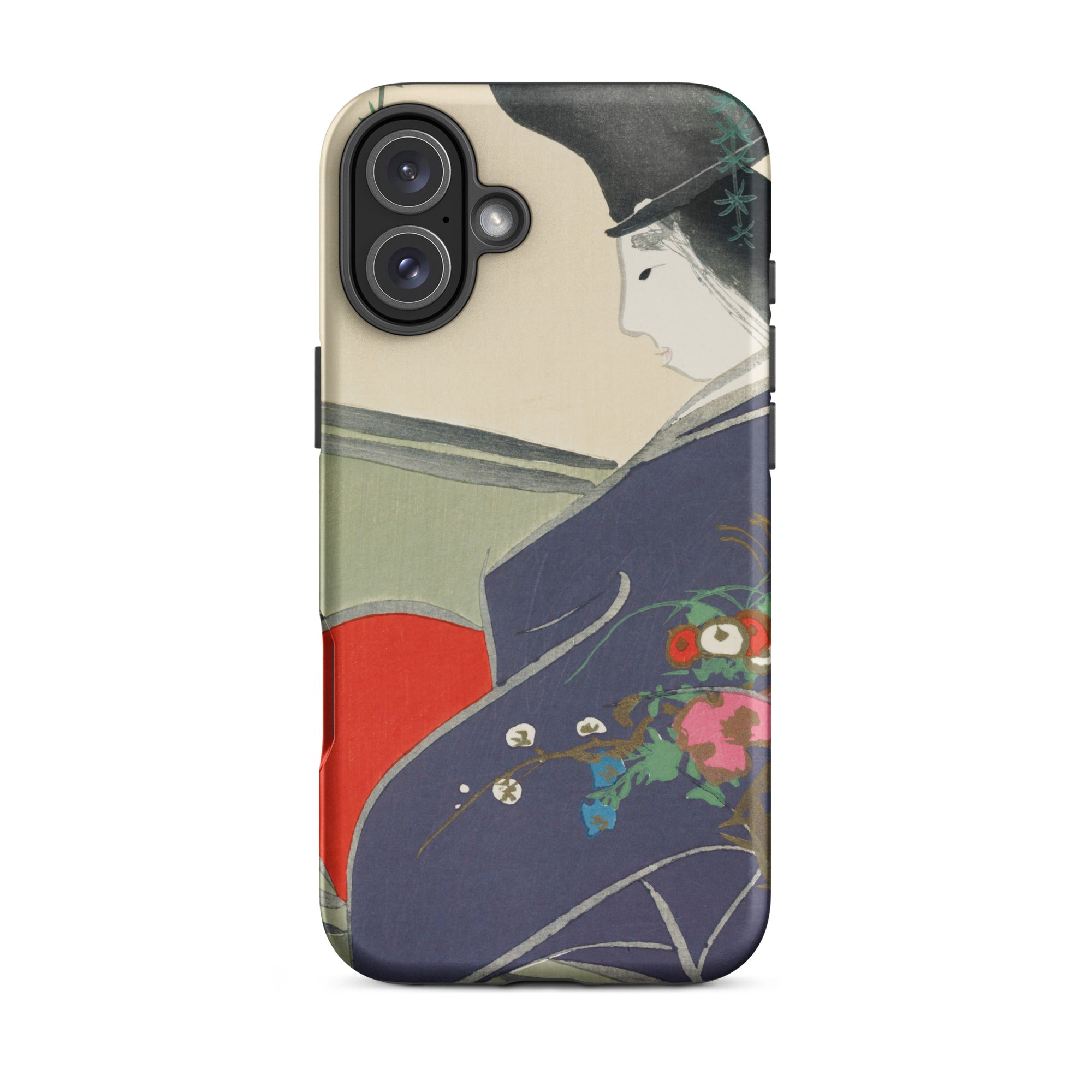 Boat from Momoyugosa - Kamisaka Sekka Iphone Case, 16 Plus / Matte, Phone Case Japanese Art