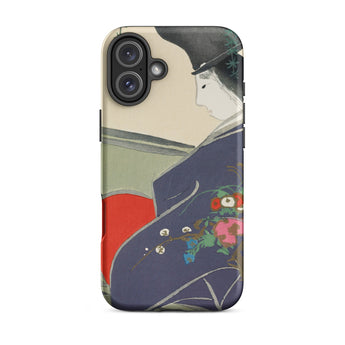 Boat from Momoyugosa - Kamisaka Sekka Iphone Case, 16 Plus / Matte, Phone Case Japanese Art