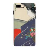 Boat from Momoyugosa - Kamisaka Sekka Iphone Case, 8 Plus / Matte, Iphone Case Japanese Art Figure Navy Coat Decorated