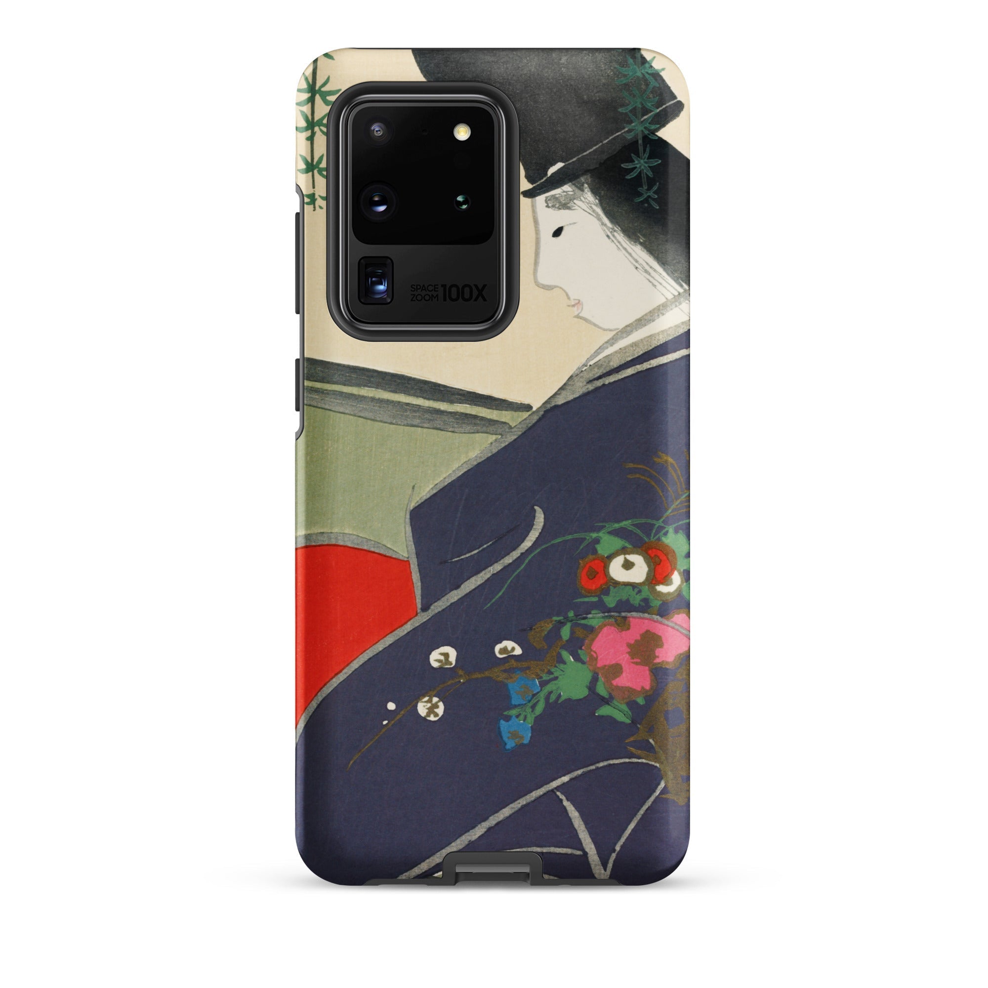 Boat from Momoyugosa Kamisaka Sekka Samsung Case, Galaxy S20 Ultra / Matte, Smartphone Case Japanese Ukiyo e Style Painting