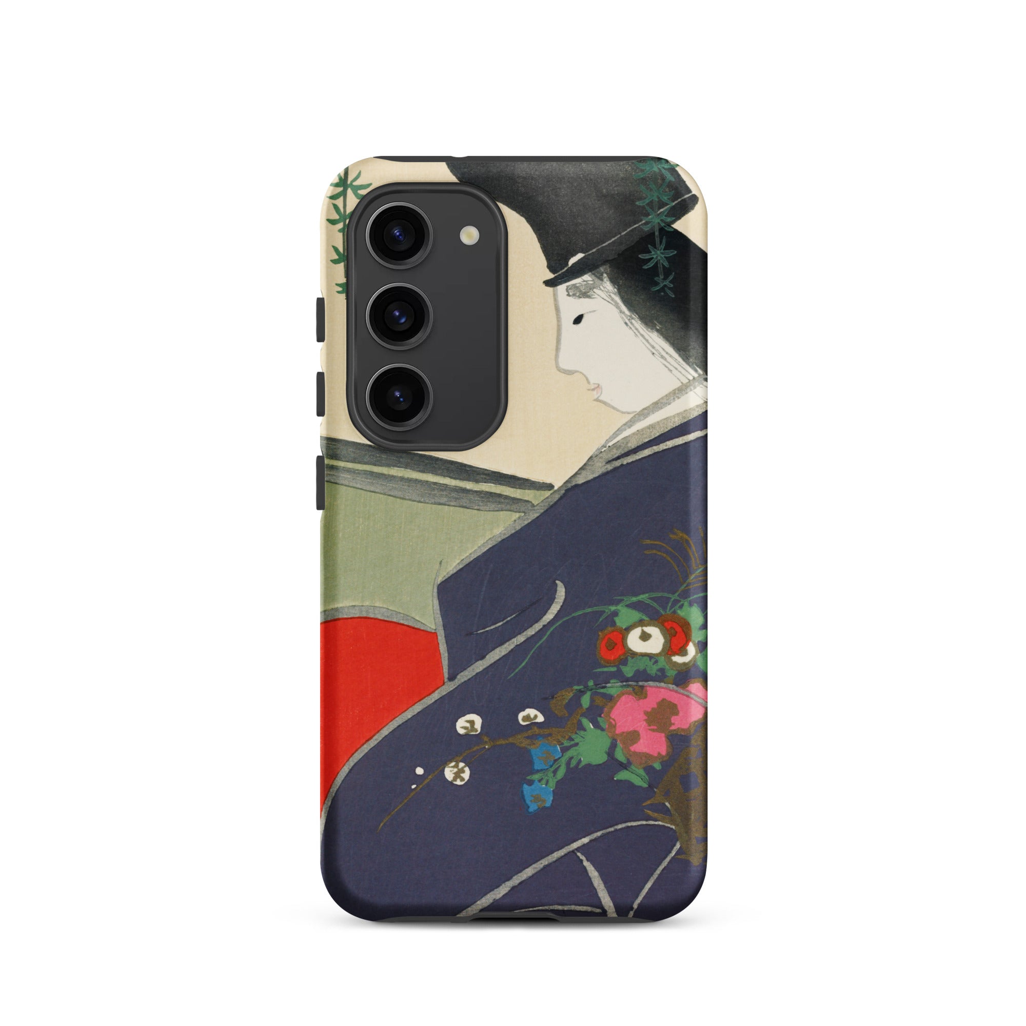 Boat from Momoyugosa Kamisaka Sekka Samsung Case, Galaxy S23 / Matte, Smartphone Japanese Ukiyo e Art Case